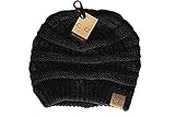 Crane Clothing Co. Women's Classic CC Beanies One Size Black