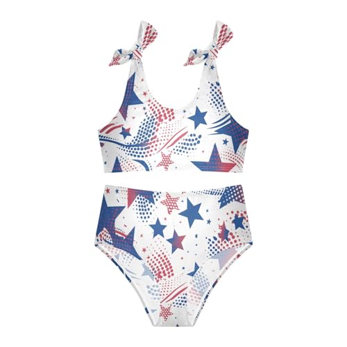 KLL Stars and Stripes Girls 2 Piece Bikini Sets Quick-Dry Beach Bathing Suit Bathing Suit3