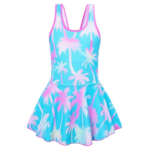 Image of Girls One Piece Unicorn Swimsuit Mermaid Swimwear Rainbow Bathing Suit