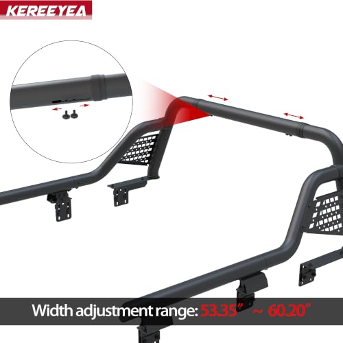 Image of Heavy-Duty Roll Bar forTacoma, Ranger, Colorado, Canyon, Frontier - Alloy Steel Construction, Essential Truck Accessory for Enhanced Style & Functionality