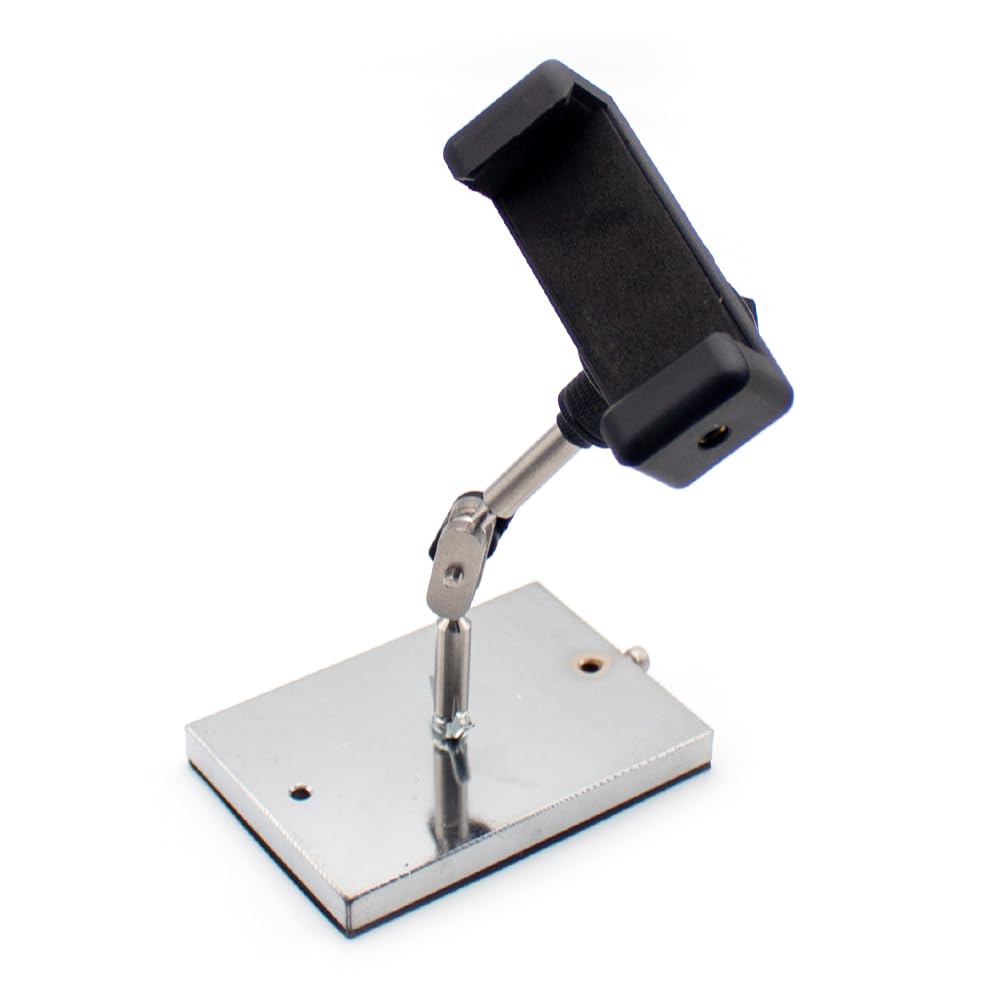 Soporte para Teléfono con Animación Stop Motion, Trípode Universal de Acero Inoxidable de 20CM con Base Antideslizante y Brazo Flexible Ajustable de 360°