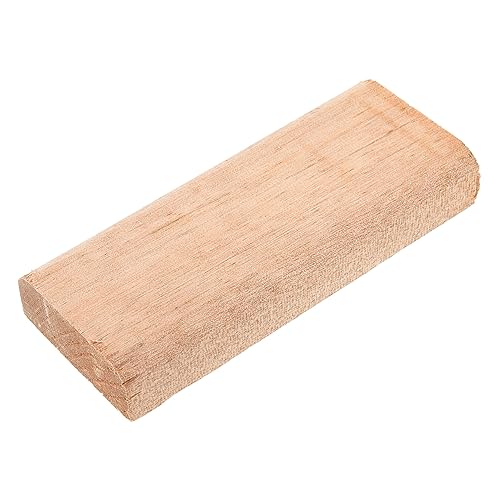 Toddmomy Acoustic Guitar Building Supplies Wooden Tail Block Natural Wood Guitar Support