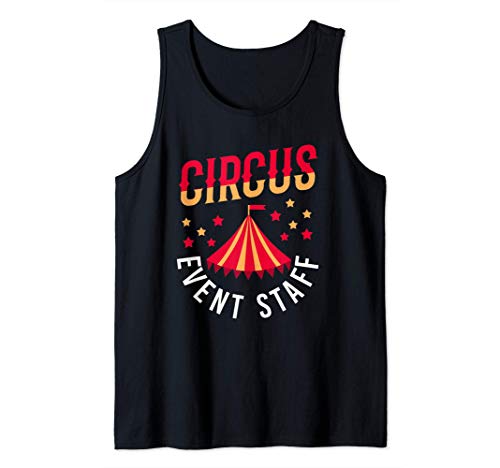 Personal de eventos de circo Carpa de carnaval Fiesta infant Camiseta sin Mangas