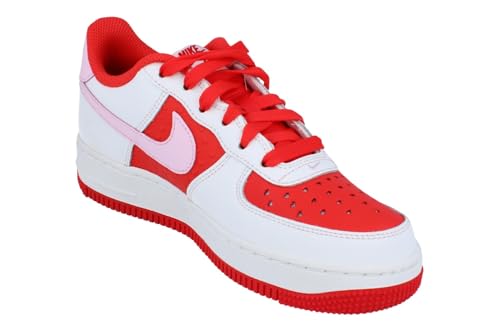 Nike Air Force 1 Big Kids' Shoes (HV5165-121, Summit White/Light Crimson/Fire Red/Pink Foam)4
