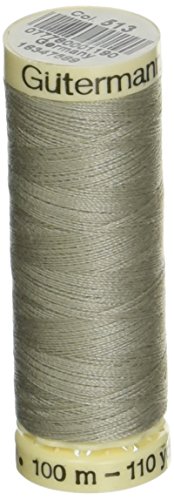 Hilo universal Sew-All de poliéster, 110 yardas, color níquel claro
