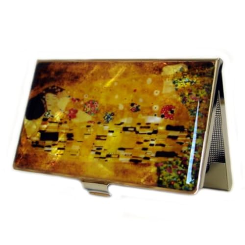 Idée cadeau porte-monnaie fin Gustav Klimt gravé pour femme