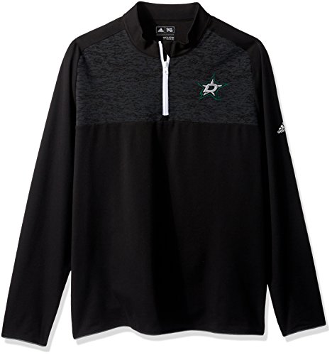 NHL Dallas Stars Men's Climawarm Fashion 2 Layering Pullover Top, Small, Black