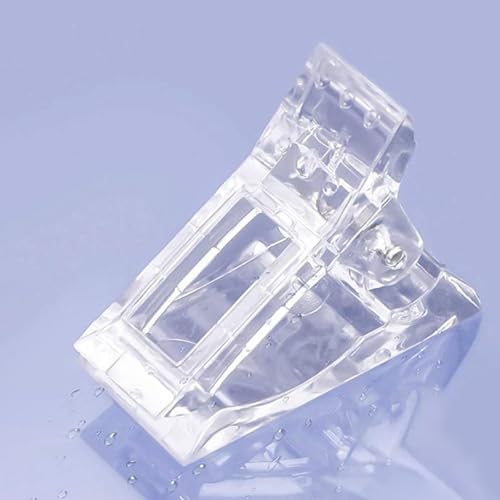 Set 20 clips para molde de uñas cristal miniatura 4