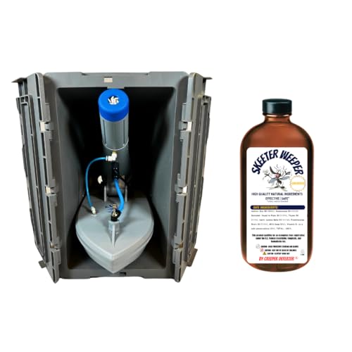 Skeeter Weeper&reg; Smart Pest Control Fogging/Misting System and Premium Natural Misting Solution Bottle (Concentrate)