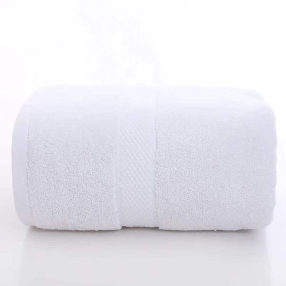 Bath Towel Large 800 g Thick Cotton Bath Sheets Household Beach Swimming Pool Towel 31.5x63 inch（80x160 cm）White