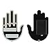 Jackehla Gesture Light Wacky Warning LED Finger Lights for Car Rear Luggage Compartment Funny Multi-Functional Warning Reminder Gifted Car Accessories, Fun Truck Accessories (Gentleman)
