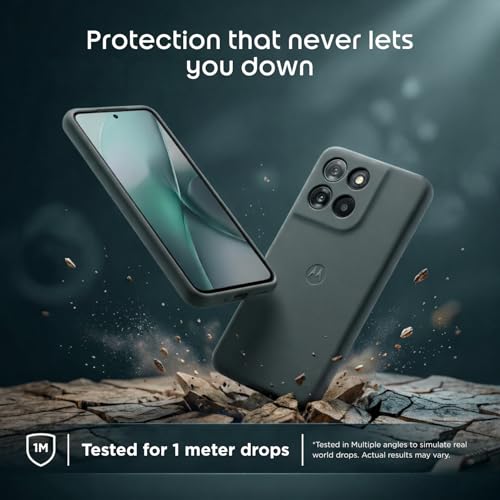 Image of Motorola Compatible with Motorola G67 Power Softmatte (TPEE) Back Cover Drop Tested Shock Proof Mobile Case for Men, Women, Boys and Girls with Camera Protection (Cilantro)