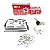 DNJ TK1169AWP Timing Chain Kit with Water Pump for 2014-2022 Chrysler Jeep 200 Cherokee 3.2L-3.6L V6 24V DOHC 3239cc