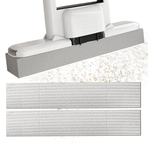 Genérico Fregona Pequeña para Baño - Limpiador De Suelos con Escurridor | Portátil para Parquet, Escritorio, Cocina, Baño, Espejos, Ventanas, Coche y Mascotas