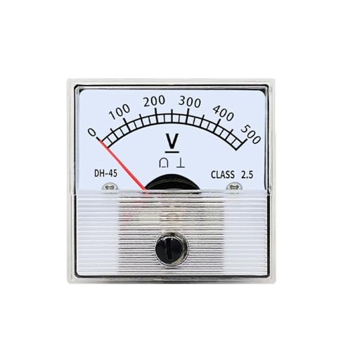Voltmètre pointeur de précision série DH | Indicateur CC-CA 10V 45mm