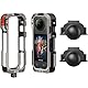 Amazear Metall-Schutzgehäuse für Insta360 X5 Zubehör, Insta360 X5 Multifunktions-Gestell, robuster Aluminiumrahmen mit Schnellverschluss, Verschiedene Erweiterungsbefestigungen.