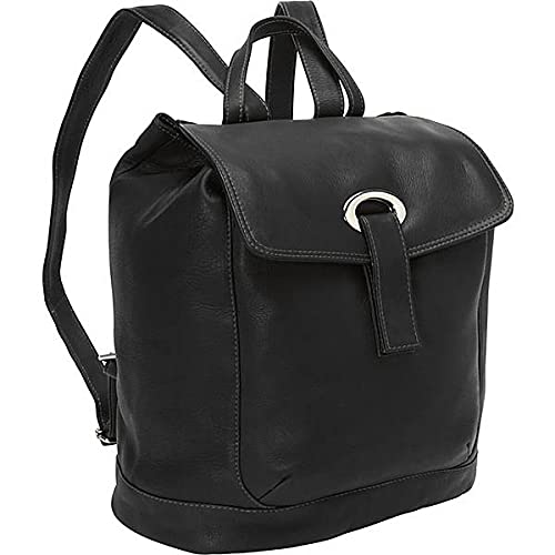 Large Oval Loop Backpack, Black, One Size4