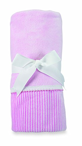 Mud Pie Velour Blanket, Pink