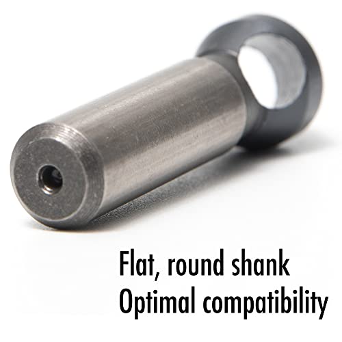 Vouyar Cobalt Steel Single End Countersink Drill Bit With Tialn Coating Finish For Hard Metal Wood, 82 Degree M35 Hss, 3/8” Round Shank, 1/2” Body Diameter #TOP3