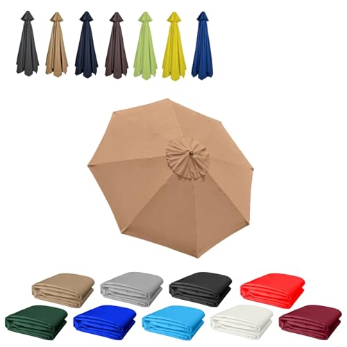 Auvent de rechange pour parasol déporté toile de rechange anti-UV 8 baleines