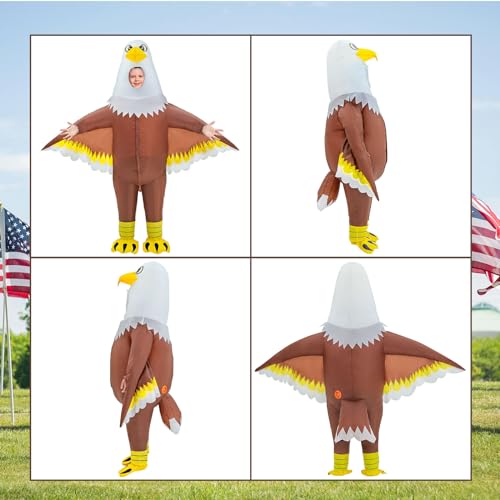Disfraz inflable Eagle Seeds of Light para niños miniatura 3