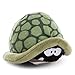 NICI- Peluche Tortuga Dientes de Sable Helmut Verde Oscuro con Ruedas de fricción 11cm, Color (46674)