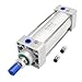 Baomain Pneumatic Air Cylinder SC 50 x 100,PT 1/4, Bore 2 inch(50mm), Stroke 4 inch(100mm), Dual Action 1 Mpa,for Industrial Machinery