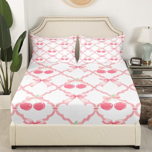 Parure de lit avec poche profonde pour lit simple imprimé patchwork fée - 3