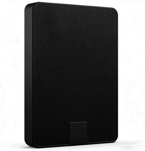 KZLMCEQ Disco Duro Externo 2TB, Memoria Externa, Portátil, para PC, TV, Ordenador Portátil, Ordenador de Sobremesa, Windows 【Negro】