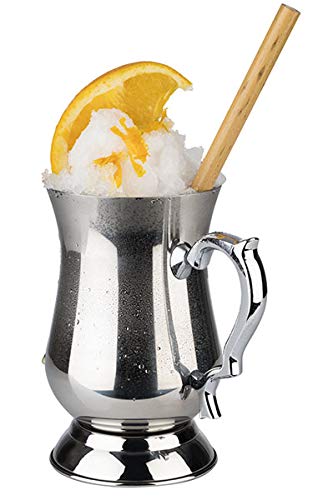 Set 4 Tazze Cocktail In Acciaio Inox A Forma Di Lattina - Effetto Vintage, 350ml, Con Scatola Regalo