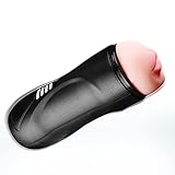 vyfsbbg オナホール オナホ おなほーる おなほ電動 【高速ピストン＆バキューム＆加温喘ぎ声+舌舐】USB充電 非貫通型 全自動 高速 静音 ピストン おなほーる 男性用 人気 日本語説明書付属 国内発送2〜3日配達