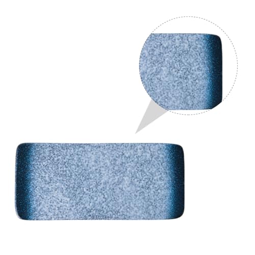 Plato japonés de cerámica Beaupretty para sushi 10" azul miniatura 7