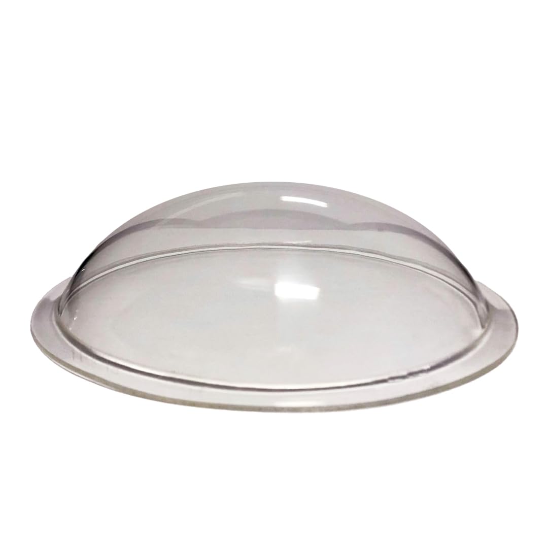 EXTRUMOL - Claraboya - Metacrilato - Ideal para Proyectos de decoración - Transparente/​Incoloro - Medida: Ø50cm - Pestaña Estándar: 1,​5 cm