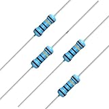 California JOS 100pcs 10 ohm Resistor 1/4w (0.25 Watt) ±1% Tolerance Metal Film Fixed Resistors, Over 200 Multiple Values (0~22M ohm) of Resistance Optional (10 ohm, 10 R, 10 Ω)