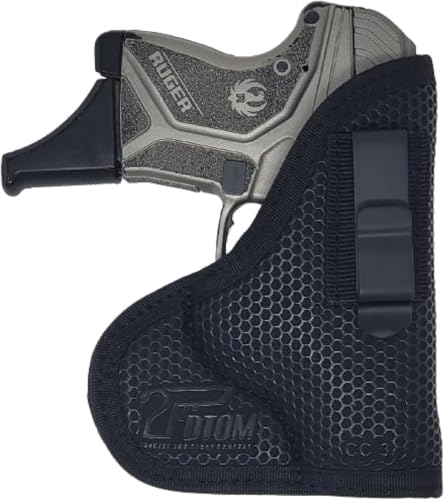 DTOM CC3 Combination Pocket/IWB Holster for Ruger LCP, LCP-II, Taurus 738 TCP 380, Keltec P32, Kimber Micro, Right Handed IWB