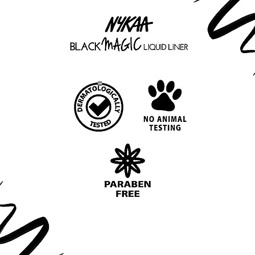Image of Nykaa Black Magic Liquid Eyeliner - Super Black 01