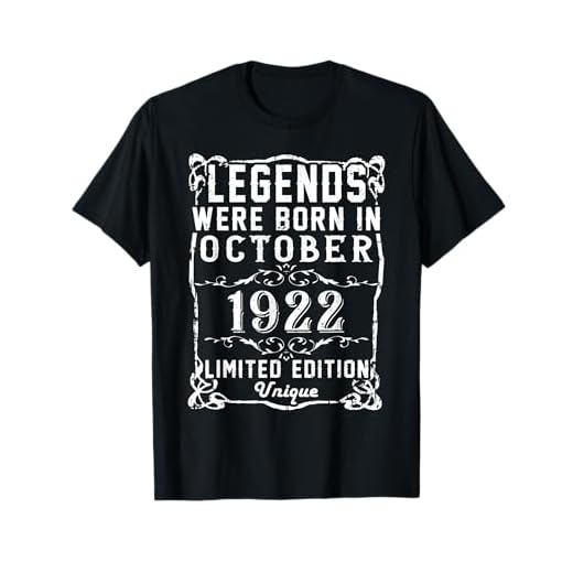 Cumpleaños Octubre 1922 Edición Limitada Regalo Used Vintage Camiseta
