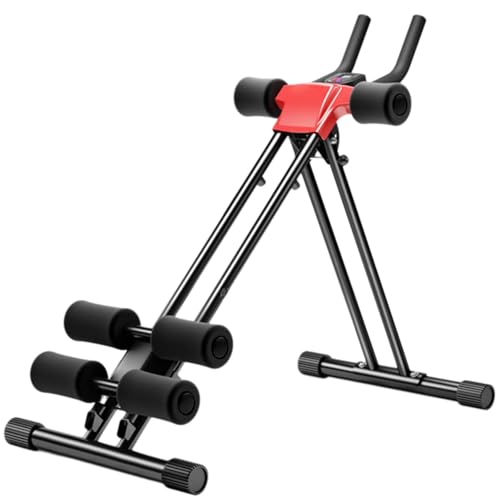Entrenador abdominal ajustable con pantalla LCD para fortalecer el núcleo y entrenamiento de cuerpo completo en casa o gimnasio