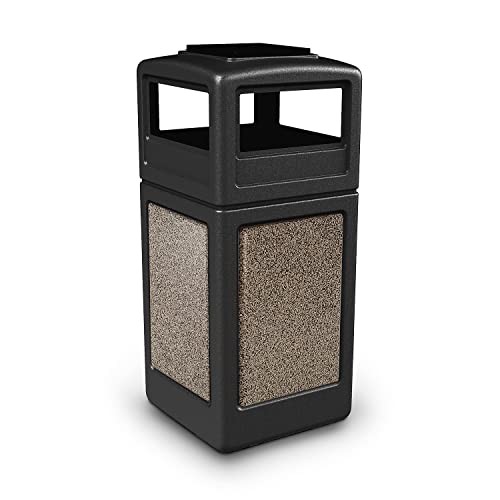 Image of Commercial Zone STONETEC W /ASHDOMELID, 42G BLK /Riverstone, Square (72055299)