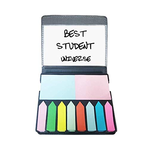 Marqueur page étudiant avec citation autocollant note de couleur pour révision