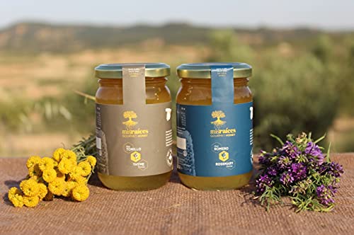 Miel Gourmet Mis Raíces Tomillo y Romero | Pack 2 Mieles | Producto A