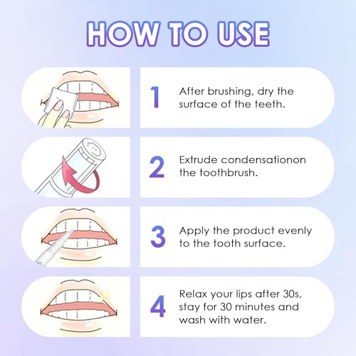 Image of 3 pcs Teeth Whitening Pen for Teeth, Teeth Whitening Essence Pen, Teeth whitening Professionally Formulated, Mint Flavor, No Sensitivity, Showcasing a Perfect Smile