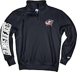 Columbus Blue Jackets NHL Officially Licensed Quarter Zip Sweatshirt Team Color, Large