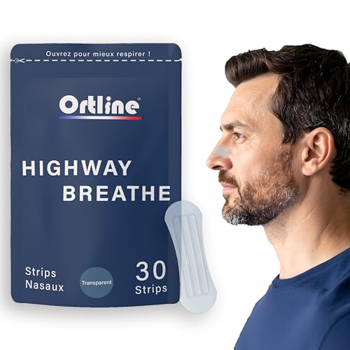 30 Bandelettes Nasales sport efficace puissant - Écarteur Nasal - Dilatateur Nasal – Nasal strip Accessoire sport cardio – Bande Nasale dispositifs médical pour améliorer la respiration (Transparent)