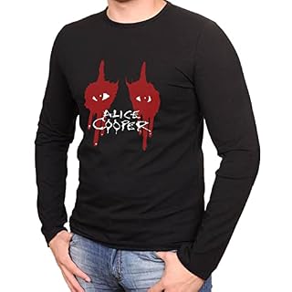 Alice Cooper Rockband Rock Music Legends Fun T-Shirts à Manches Longues – 949 -LA -SW - Les Beatles, Paul McCartney, John Lennon, RIngo Starr, George Harrison