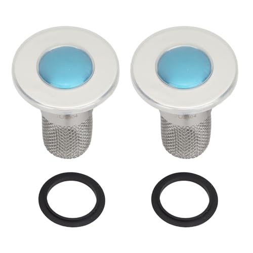 Filtro para desagüe con catcher de cabello acero inoxidable 2 unidades miniatura 6