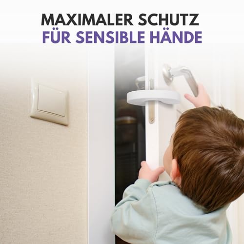 Filzada® 6x Premium Klemmschutz Tür - EXTRA DICK & flexibel - Klemmschutz Kinder - Türschutz für Zimmertüren - dämpfender Türstopper Tür - Türaufhalter - Kindersicherung Tür