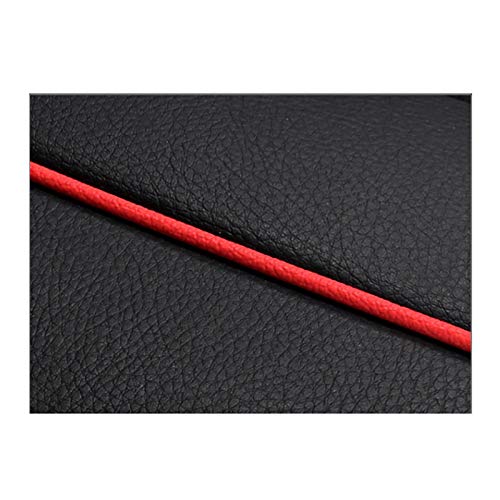 HONCENMAX Car Seat Cover Cushion Pad Mat Protector - Car Interior Accessories - for Sedan SUV Office PU Leather - Without Backrest - Long Rear Seat Cover