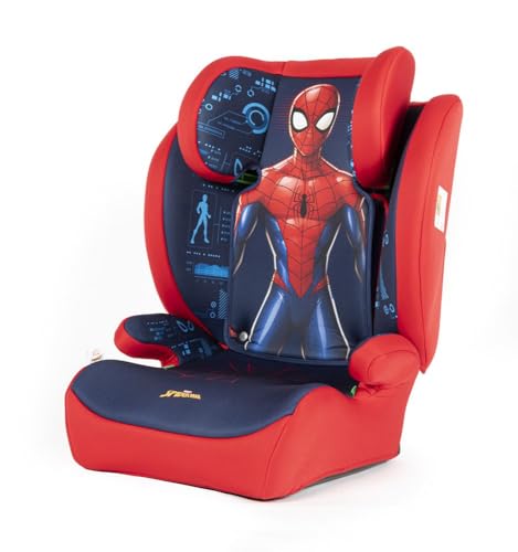 Tataway Marvel Spiderman i-Size, Rehausseur pour enfant 15-36 kg (3,5-12 ans), 100-150 cm, Siège...