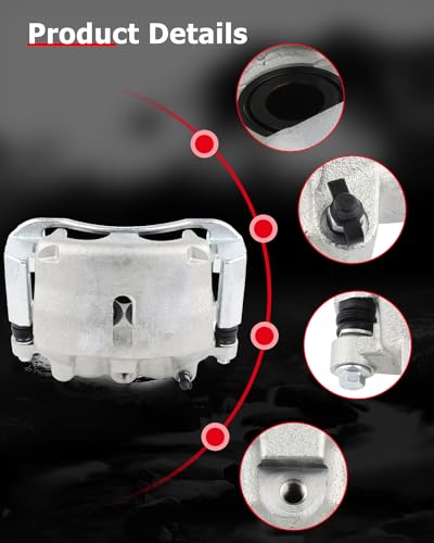 Image of cciyu Front Right Brake Caliper w /Bracket 18-B4974 2005-2008 2005 For Ford For F-150[Built After 11 /29 /2004],2006-2008 For Ford For F-150[All Models],2006-2008 For Lincoln For Mark LT[All Models]